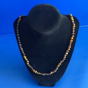 Green Long Natural Raw Baltic Healing Amber Teething  Necklace